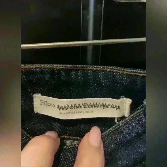 Pilcro & Letterpress by Anthropology cropped jeans size 30 - Picture 4 of 12